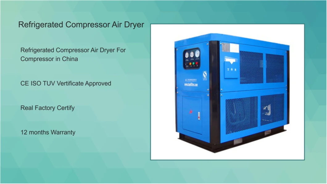 Mikovs Brand Air Dryer Cool Freeze Compressed Refrigerated Air Dryers for Industrial Air Compressor