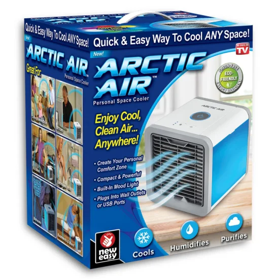 Ontel Arctic Air Ultra, refrigerador de ar evaporativo, refrigerador de espaço pessoal