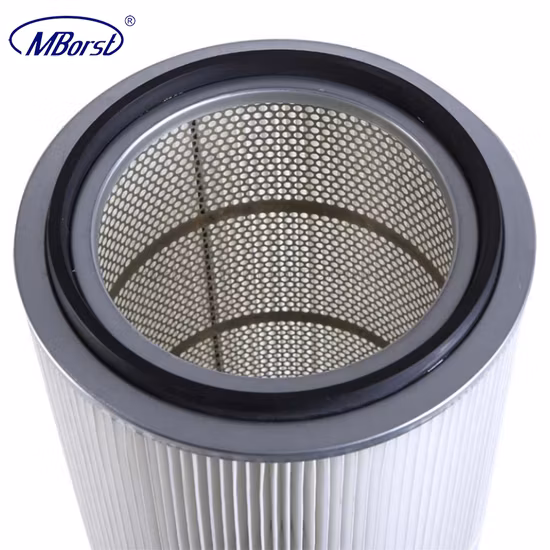 Cartucho de filtro de ar coletor de pó industrial de alta eficiência de fábrica