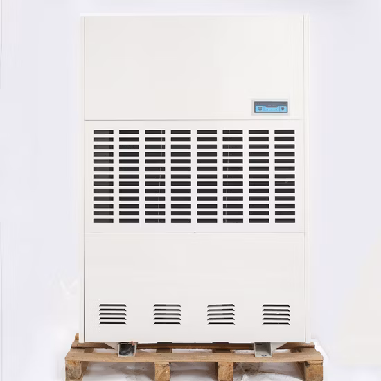 Desumidificador industrial de garagem subterrânea de 480 litros por dia fabricante chinês para restauração de danos causados ​​por água